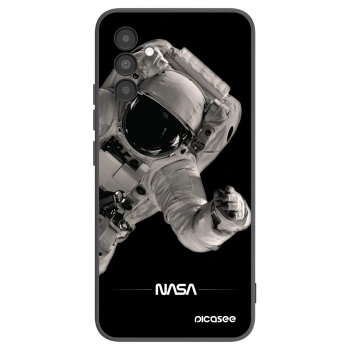 Picasee silikónový čierny obal pre Samsung Galaxy A04s A047F - Astronaut Big