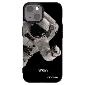 Picasee silikónový čierny obal pre Apple iPhone 15 - Astronaut Big