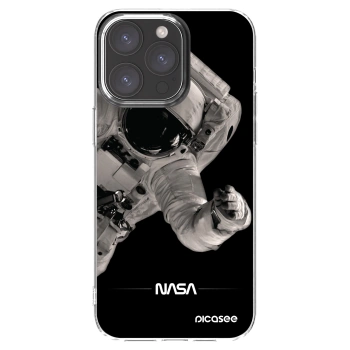 Picasee silikónový prehľadný obal pre Apple iPhone 15 Pro Max - Astronaut Big
