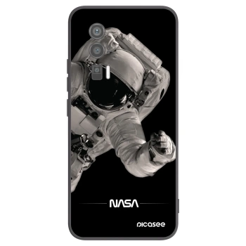 Picasee silikónový čierny obal pre Xiaomi Poco F5 Pro 5G - Astronaut Big