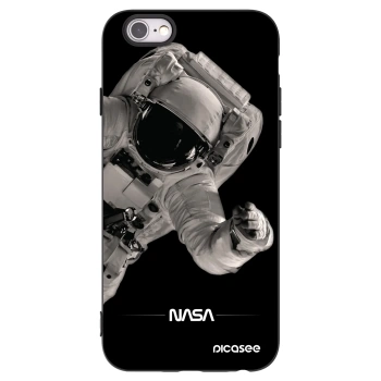 Picasee silikónový čierny obal pre Apple iPhone 6/6S - Astronaut Big