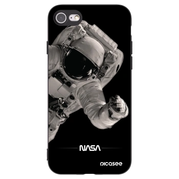 Picasee silikónový čierny obal pre Apple iPhone 7 - Astronaut Big
