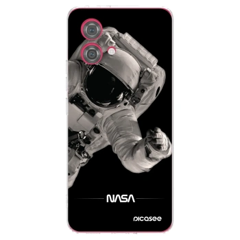 Picasee silikónový prehľadný obal pre Motorola Moto G84 5G - Astronaut Big