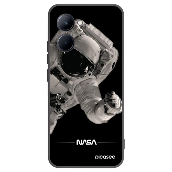 Picasee silikónový čierny obal pre Realme C33 (2023) - Astronaut Big