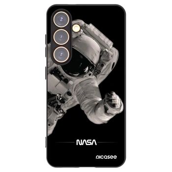 Picasee silikónový čierny obal pre Samsung Galaxy S24 S921B 5G - Astronaut Big