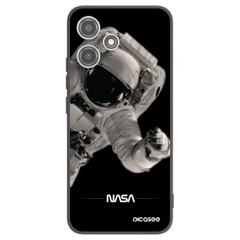 Picasee silikónový čierny obal pre Xiaomi Redmi 12 5G - Astronaut Big