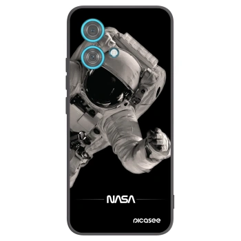 Picasee silikónový čierny obal pre Motorola Edge 40 Neo - Astronaut Big