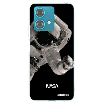 Picasee silikónový prehľadný obal pre Motorola Edge 40 Neo - Astronaut Big