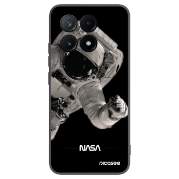 Picasee silikónový čierny obal pre Xiaomi Poco X6 Pro - Astronaut Big