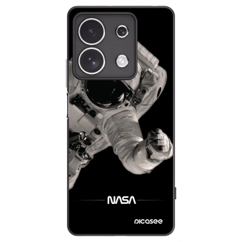 Picasee silikónový čierny obal pre Xiaomi Redmi Note 13 4G - Astronaut Big