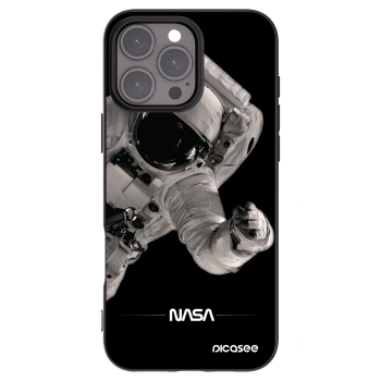 Picasee silikónový čierny obal pre Apple iPhone 16 Pro Max - Astronaut Big