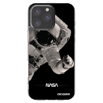Picasee silikónový prehľadný obal pre Apple iPhone 16 Pro Max - Astronaut Big