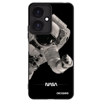 Picasee silikónový čierny obal pre Xiaomi Redmi 13C 5G - Astronaut Big
