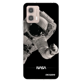 Picasee silikónový prehľadný obal pre Motorola Moto G53 5G - Astronaut Big