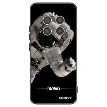 Picasee silikónový čierny obal pre Realme 12 Pro 5G - Astronaut Big