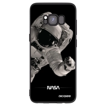 Picasee silikónový čierny obal pre Samsung Galaxy S8 G950F - Astronaut Big