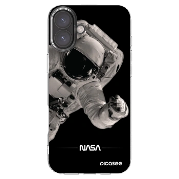 Picasee silikónový prehľadný obal pre Apple iPhone 16 Plus - Astronaut Big