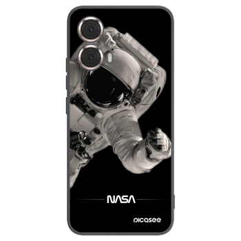 Picasee silikónový čierny obal pre Motorola Moto G85 - Astronaut Big