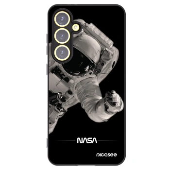 Picasee silikónový čierny obal pre Samsung Galaxy S24 FE S721B - Astronaut Big