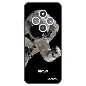 Picasee silikónový čierny obal pre Xiaomi Redmi 14C - Astronaut Big