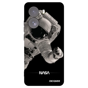 Picasee silikónový čierny obal pre Xiaomi Poco X7 - Astronaut Big