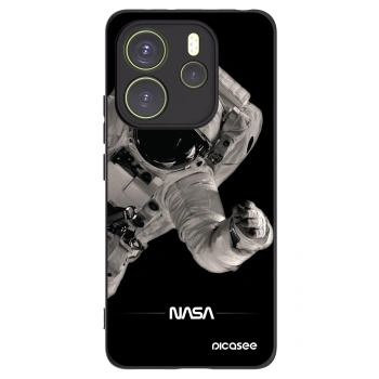 Picasee silikónový čierny obal pre Xiaomi Redmi Note 14 4G - Astronaut Big