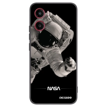Picasee silikónový čierny obal pre Motorola Moto G05 - Astronaut Big