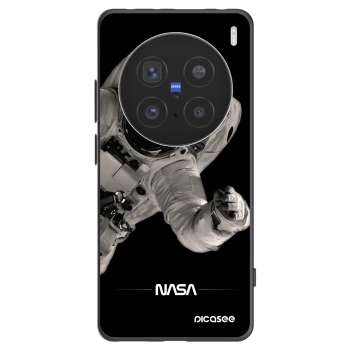 Picasee silikónový čierny obal pre Vivo X200 Pro - Astronaut Big
