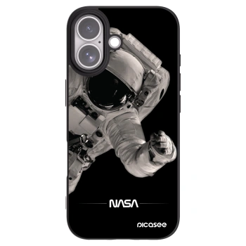 Picasee silikónový čierny obal pre Apple iPhone 17 - Astronaut Big