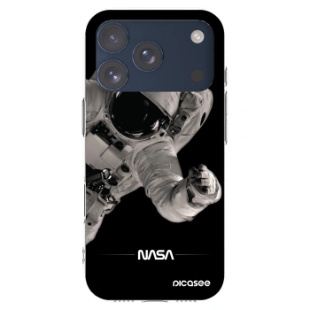 Picasee silikónový prehľadný obal pre Apple iPhone 17 Pro - Astronaut Big