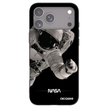 Picasee silikónový čierny obal pre Apple iPhone 17 Pro Max - Astronaut Big