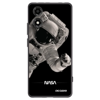 Picasee silikónový čierny obal pre Motorola Moto E14 - Astronaut Big