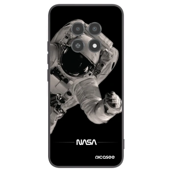 Picasee silikónový čierny obal pre Realme 12X - Astronaut Big