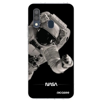 Picasee silikónový prehľadný obal pre Samsung Galaxy A40 A405F - Astronaut Big