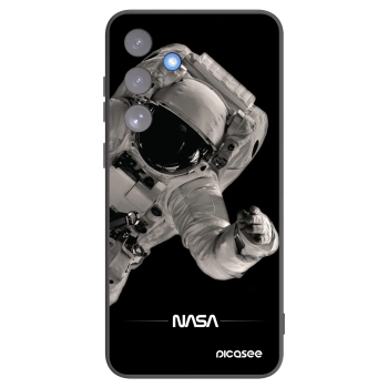 Picasee silikónový čierny obal pre Samsung Galaxy S25 FE 5G - Astronaut Big