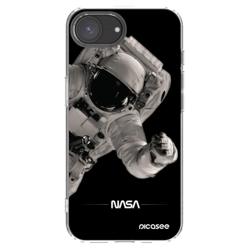 Picasee silikónový prehľadný obal pre Apple iPhone 17e - Astronaut Big