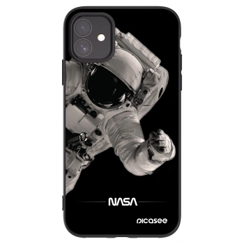 Picasee silikónový čierny obal pre Apple iPhone 11 - Astronaut Big