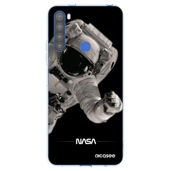 Picasee silikónový prehľadný obal pre Xiaomi Redmi Note 8T - Astronaut Big