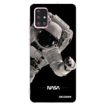 Picasee silikónový prehľadný obal pre Samsung Galaxy A71 A715F - Astronaut Big