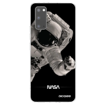 Picasee silikónový prehľadný obal pre Samsung Galaxy S20 G980F - Astronaut Big