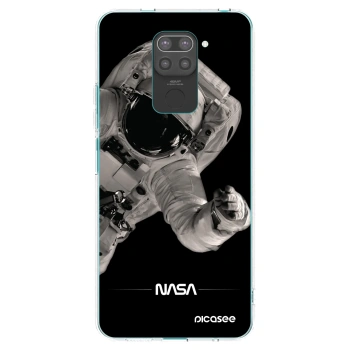 Picasee silikónový čierny obal pre Xiaomi Redmi Note 9 - Astronaut Big