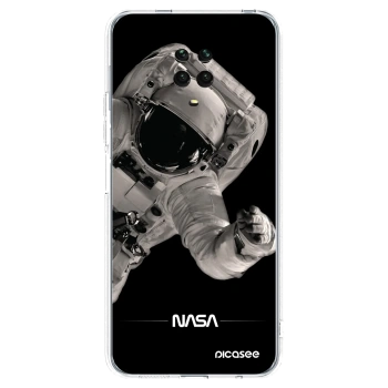 Picasee silikónový prehľadný obal pre Xiaomi Redmi Note 9S - Astronaut Big
