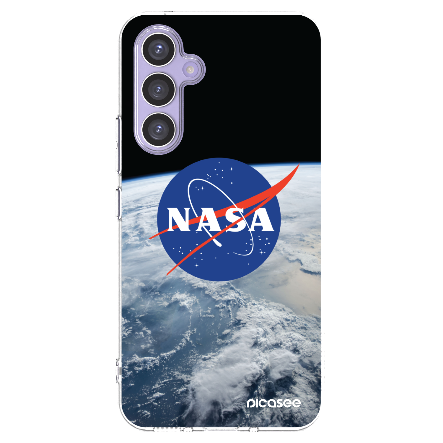 Picasee silikónový prehľadný obal pre Samsung Galaxy A54 5G A546B - Nasa Earth