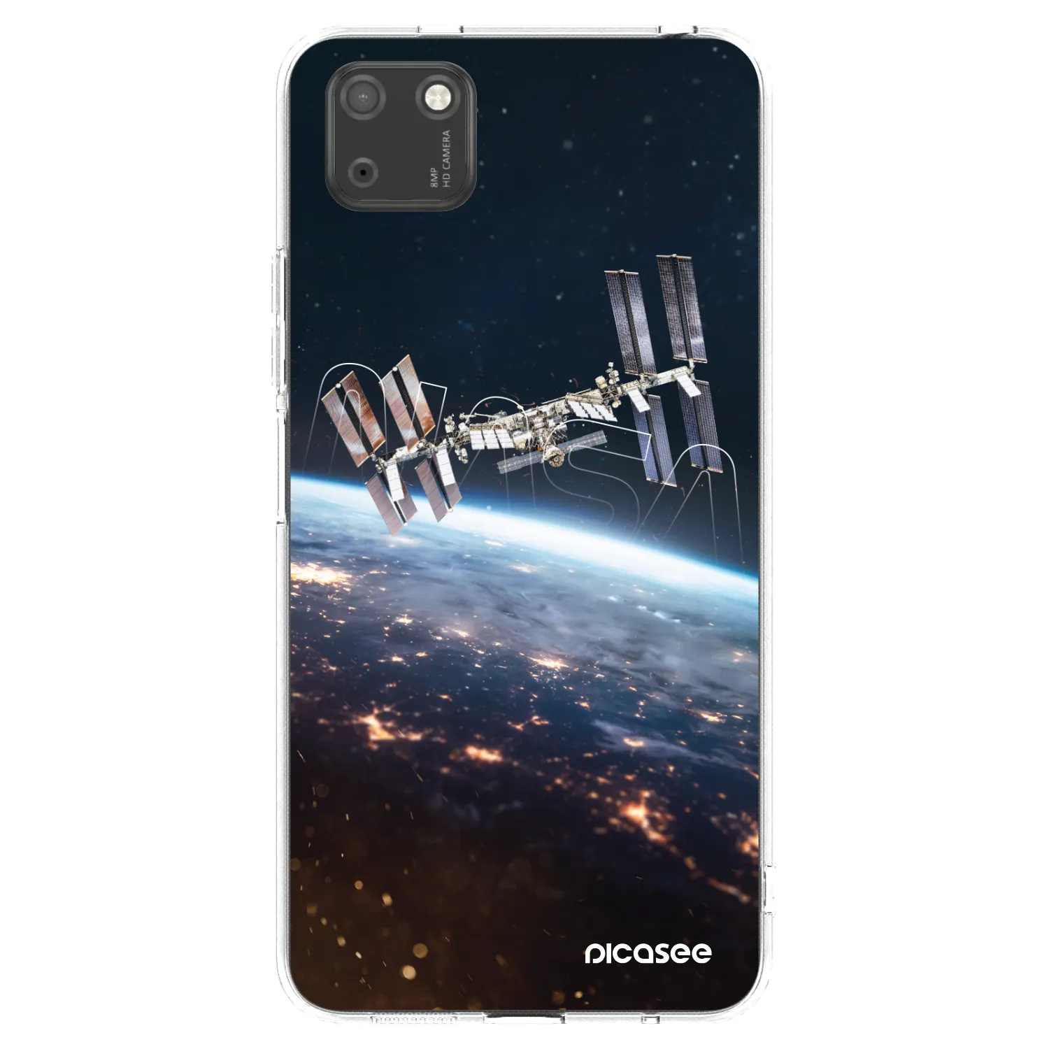 Picasee silikónový prehľadný obal pre Huawei Y5P - Station