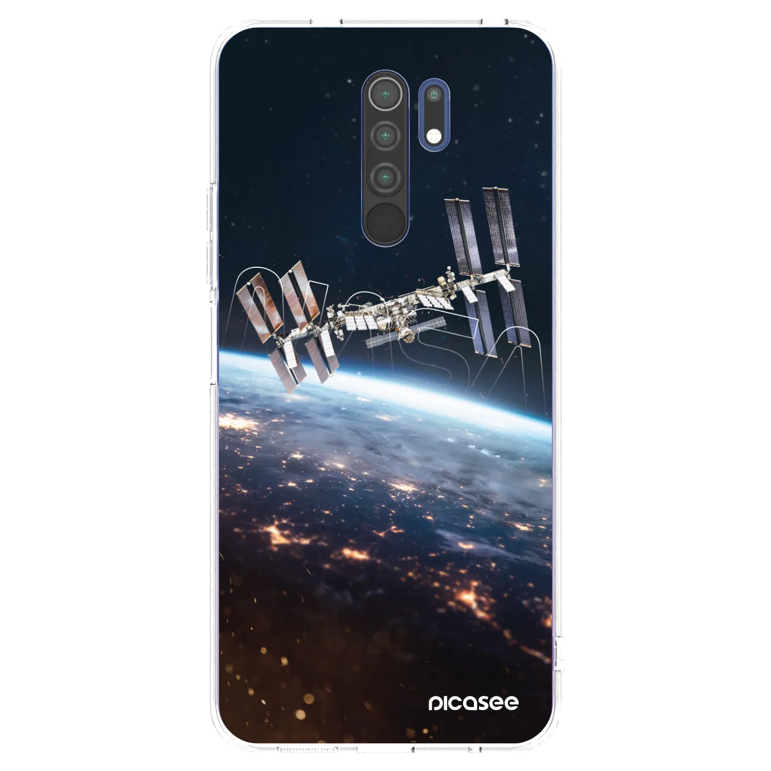 Picasee silikónový prehľadný obal pre Xiaomi Redmi 9 - Station