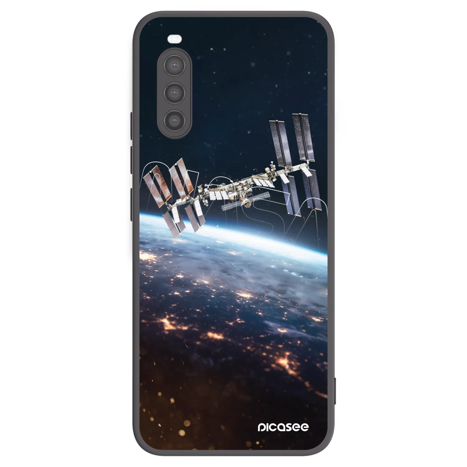 Picasee silikónový čierny obal pre Sony Xperia 10 II - Station