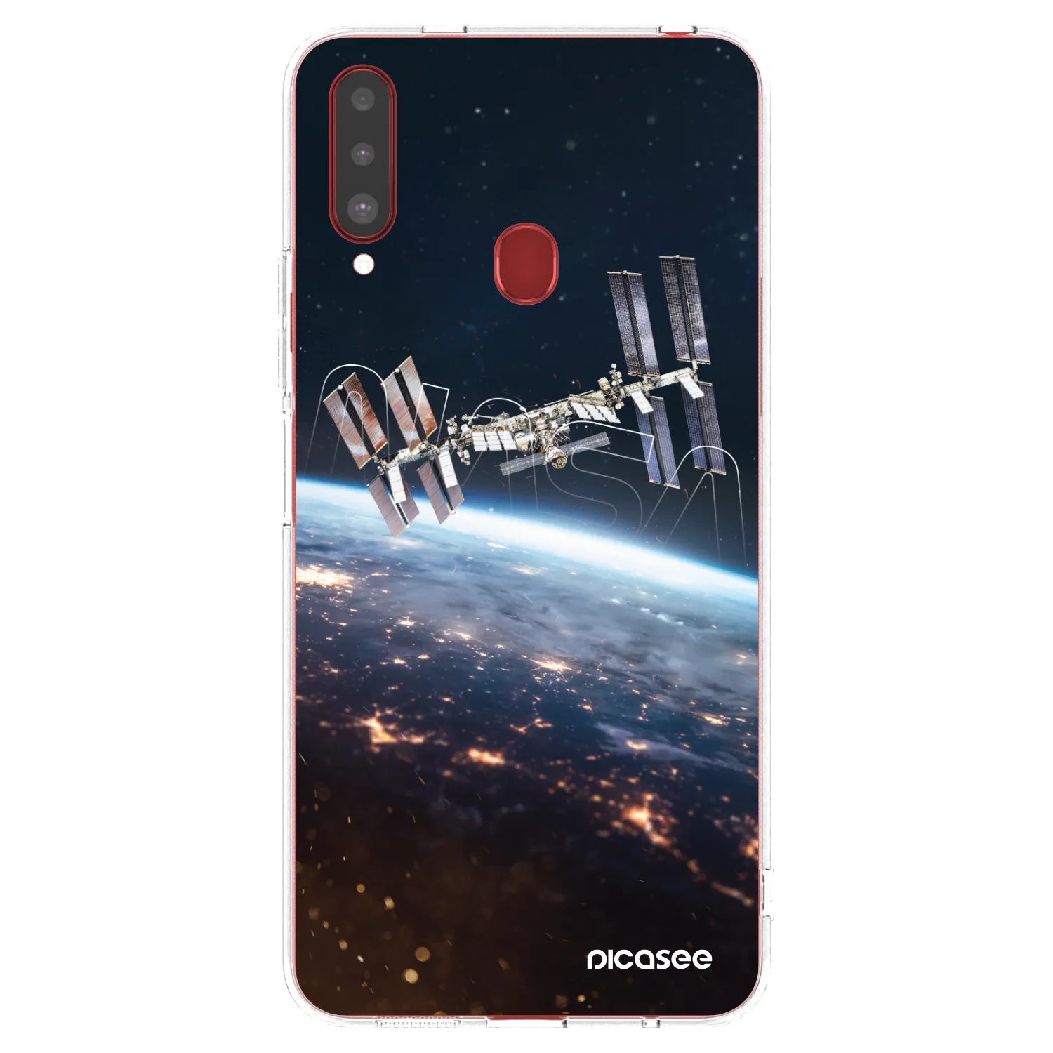 Picasee silikónový prehľadný obal pre Samsung Galaxy A20s - Station