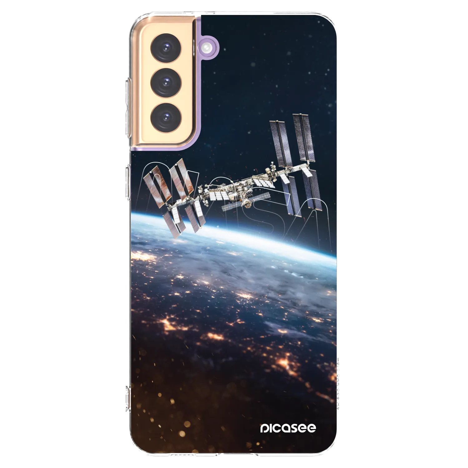 Picasee silikónový prehľadný obal pre Samsung Galaxy S21+ 5G G996F - Station