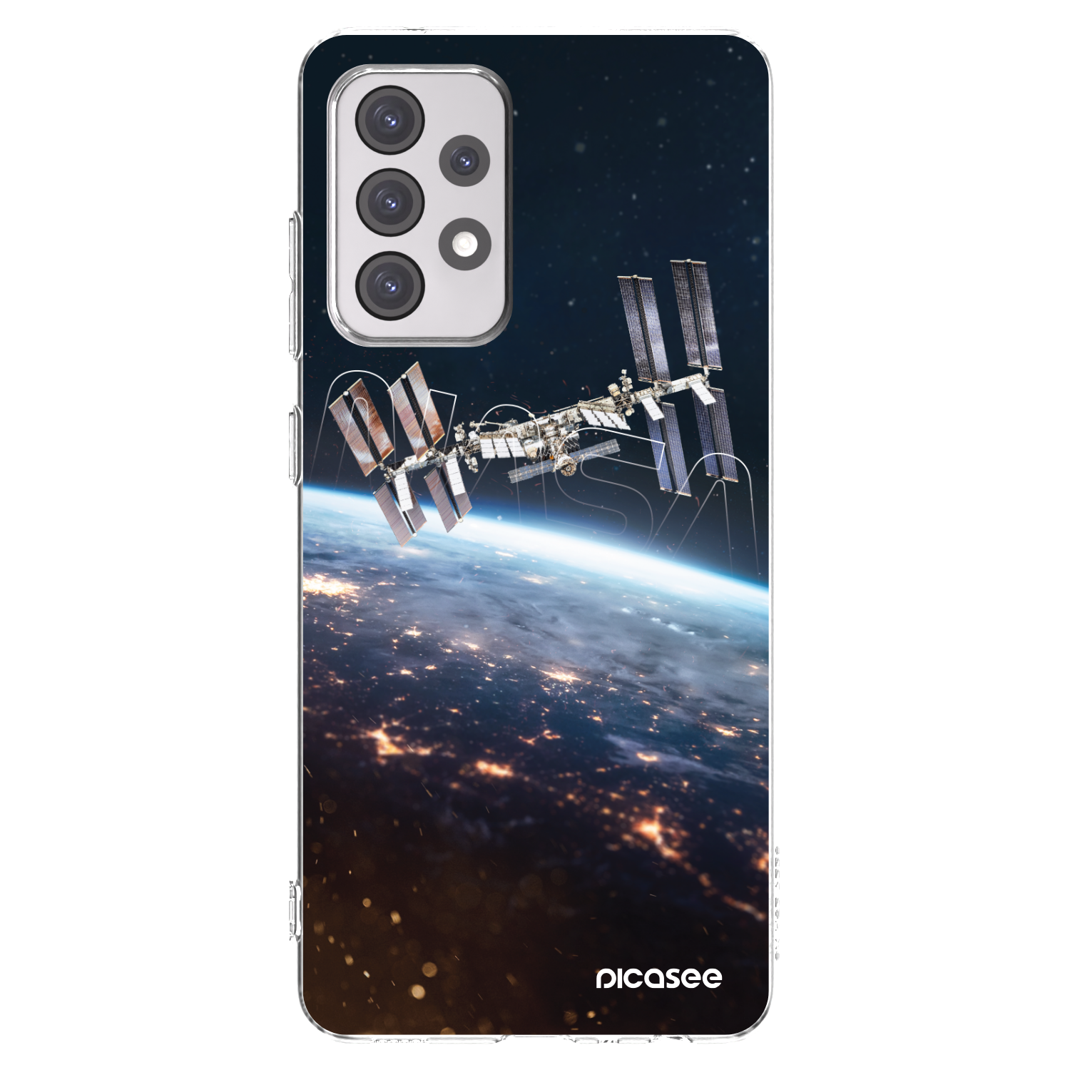 Picasee silikónový prehľadný obal pre Samsung Galaxy A52 5G A525F - Station