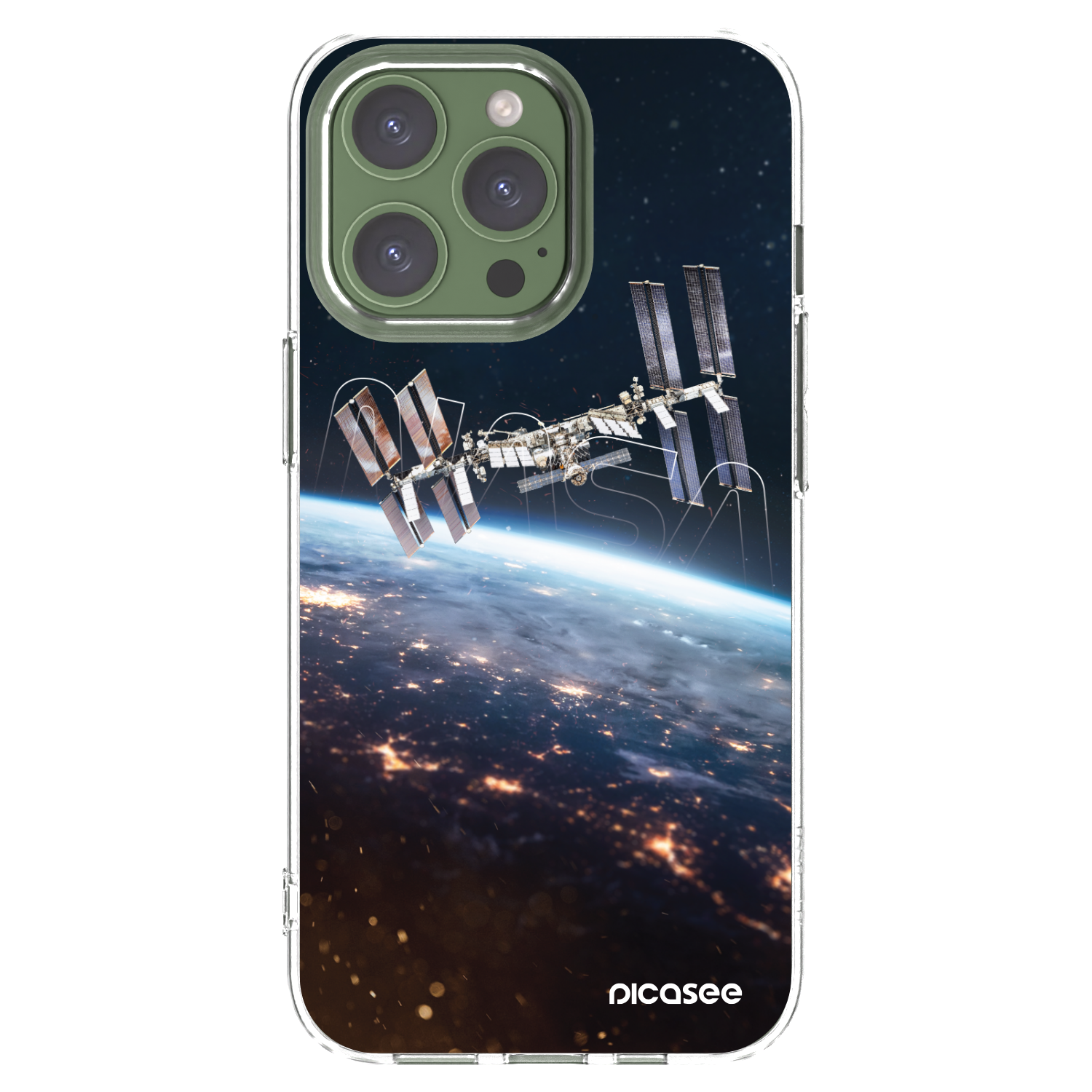 Picasee silikónový prehľadný obal pre Apple iPhone 13 Pro - Station